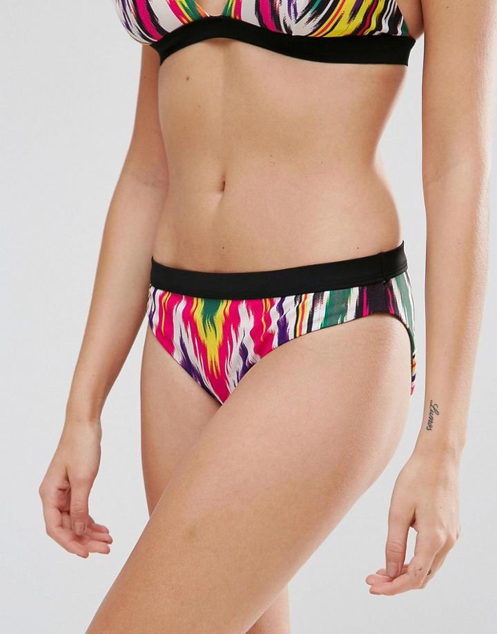 Warehouse Rainbow Ikat Bikini Bottom - Multi