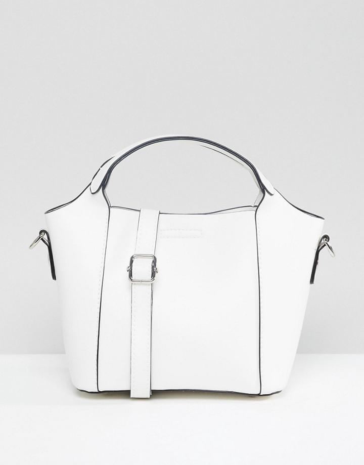 Yoki Fashion Large Tote Bag In White - White