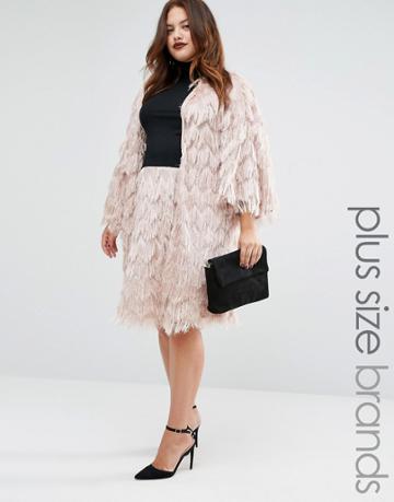 Elvi Tassel Skirt - Pink