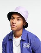 Bando Linen Reversible Bucket Hat - Part Of A Set-purple