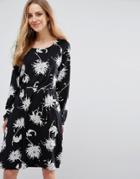 B.young Hessio Shift Dress With Tie Waist - Multi