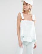 Waven Elise Overall Top - Pale Mint