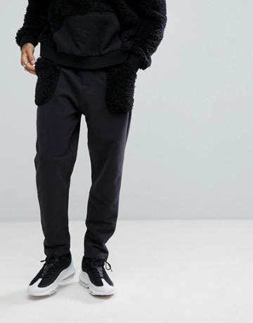 Midnight Surf Skinny Fit Sweatpants With Borg Detail-gray