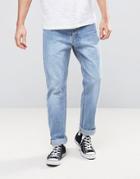 Dr Denim Ed Straight Jeans In Light Retro Wash - Blue
