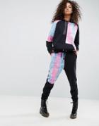 Asos Jogger With Cut About Tie Dye Pannels Co-ord - Multi