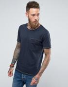 Nudie Jeans Co Ove Pocket T-shirt Contrast Stitch - Navy