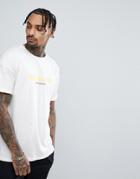 Sixth June Oversized T-shirt In White With Tour Print - White