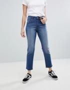 Cheap Monday Slim Fit Jean With Cropped Leg - Blue
