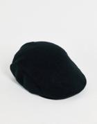 French Connection Needle Flat Cap In Black