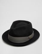 Goorin Griffin Trilby Hat In Black - Black