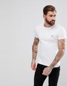 Boss Casual Logo T-shirt In White - White