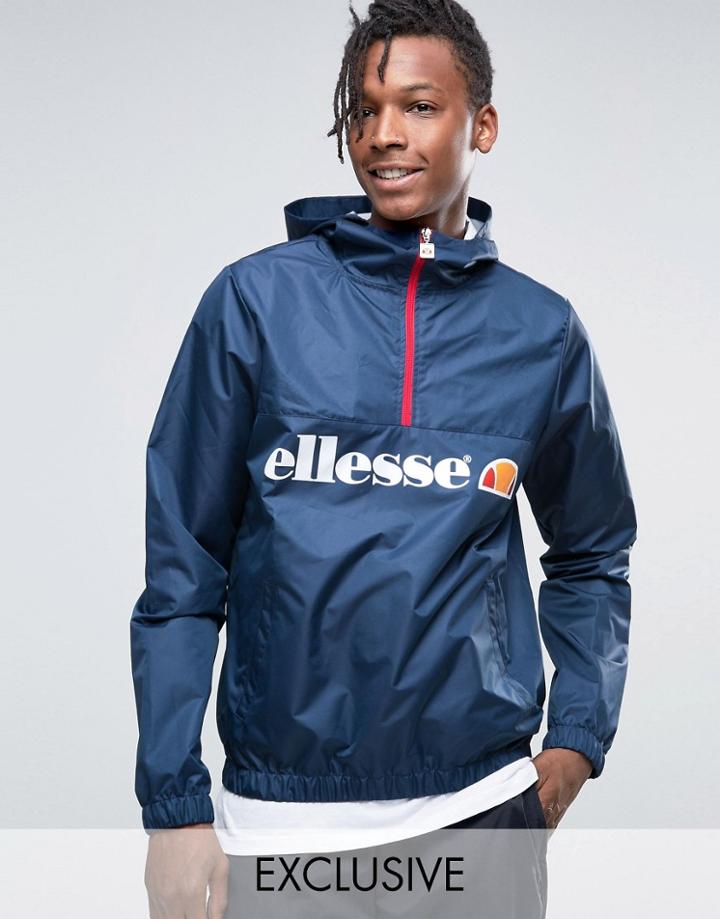Ellesse Lightweight Overhead Jacket - Navy