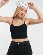 Cotton: On Seamless Cami In Black