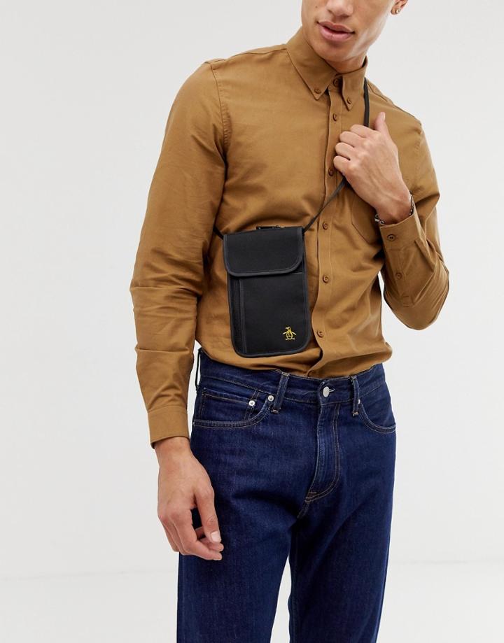 Original Penguin Mini Bag In Black - Black