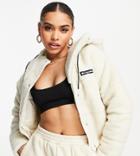 Columbia Lodge Cropped Jacket In Cream Exclusive At Asos-white