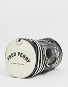 Fred Perry Classic Barrel Bag In Black