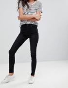 Only Pearl High Waisted Skinny Jeans - Black