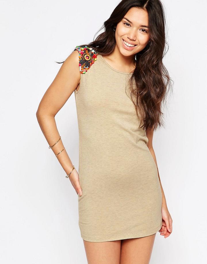 Meghan Fabulous Beaded Fiesta Dress In Ivory - Ivory