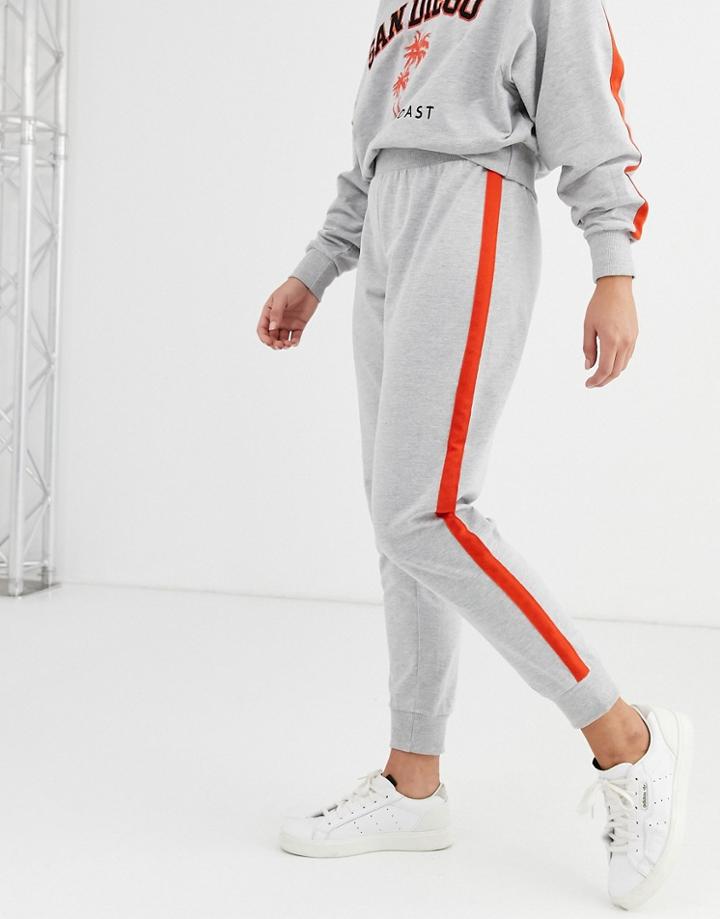 Asos Design Lounge San Diego Jogger-gray