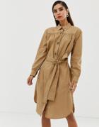 French Connection Belted Shirt Dress