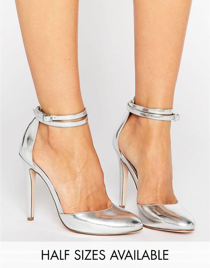 Asos Playdate High Heels - Silver