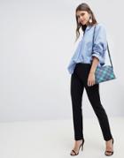 Emme Sapri Tailored Straight Leg Long Pants - Black