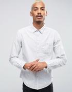 Esprit Shirt With Pocket And All Over Print - Gray