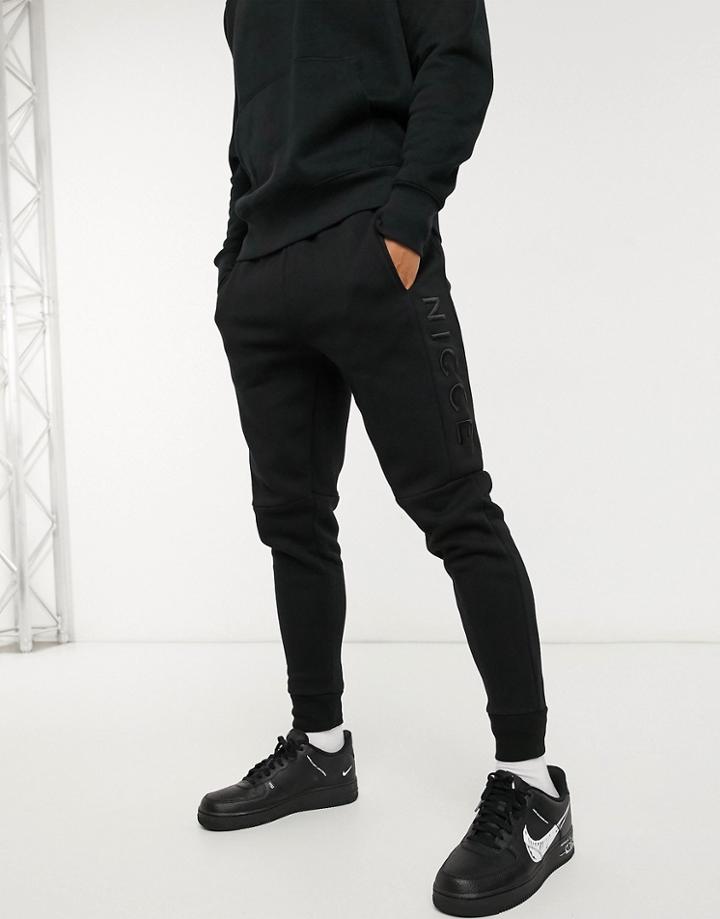 Nicce Mercury Sweatpants In Black