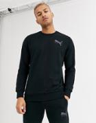 Puma Iridescent Graphic Sweatshirt In Black
