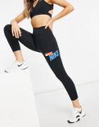 Nike Training One Tight Cropped Leggings In Black