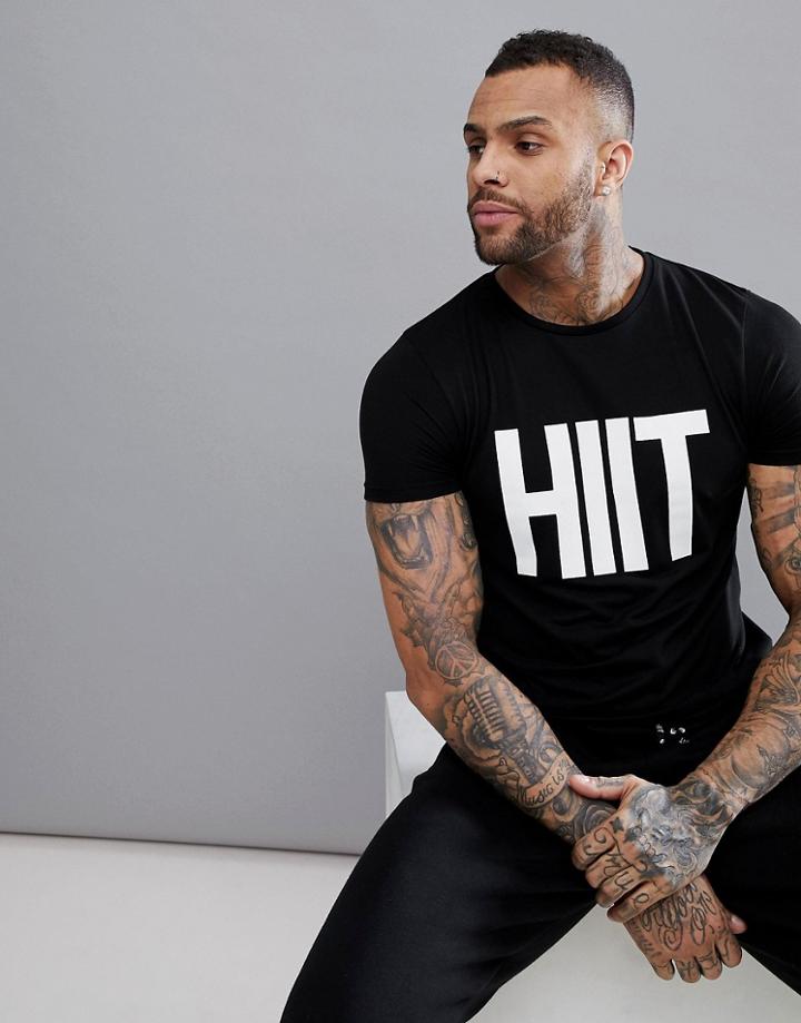 Hiit T-shirt In Black - Black