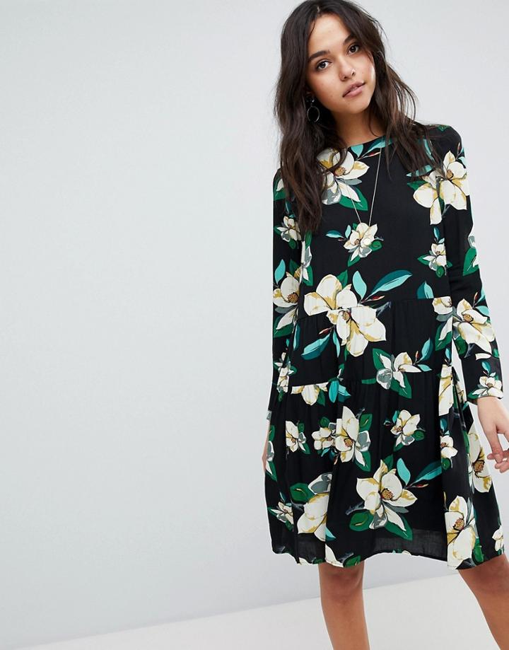 Y.a.s Bold Print Mini Skater Dress-multi