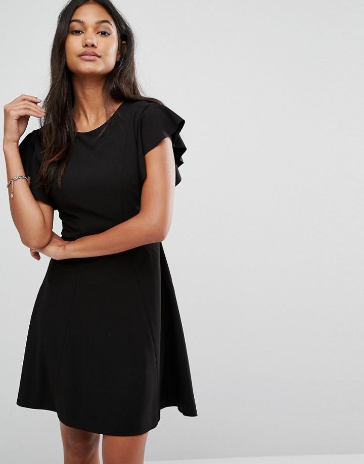 Supertrash Dihab Ruffle Dress With Open Back - White