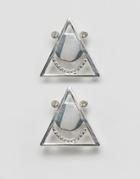 Monki Jewelled Shoe Clips - Silver