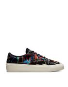 Converse X Basquiat Skid Grip Ox Canvas Sneakers In Black/multi