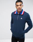 Le Coq Sportif 1/4 Zip Sweatshirt In Blue 1621886 - Blue