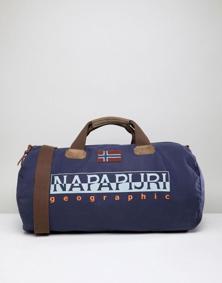 Napapijri Bering Carryall In Navy - Navy