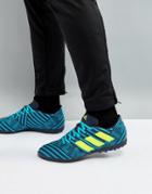 Adidas Soccer Nemeziz 17.4 Astro Turf Sneakers In Navy S82477 - Navy