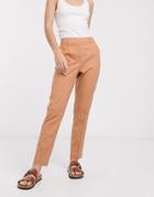 Asos Design Ultimate Linen Cigarette Suit Pants-neutral