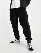 Carhartt Wip United Script Towelling Sweatpants In Black