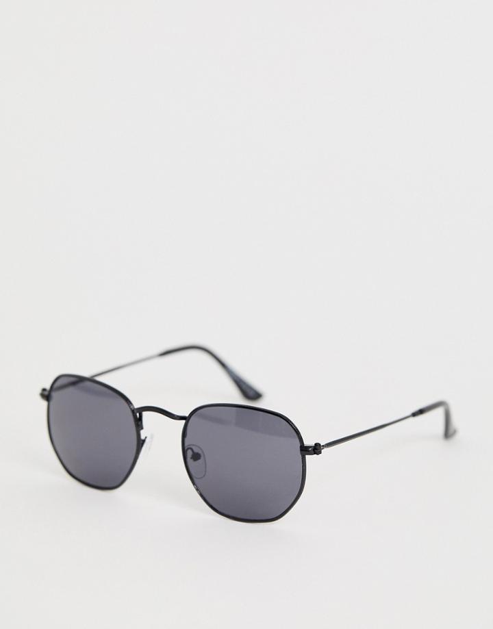 Aj Morgan Square Frame Sunglasses-black