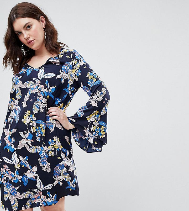 Junarose Floral Printed Shift Dress