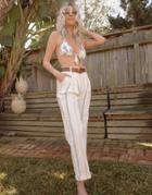 Billabong Salty Blonde New Moves Beach Pants In Pastel Stripe-multi