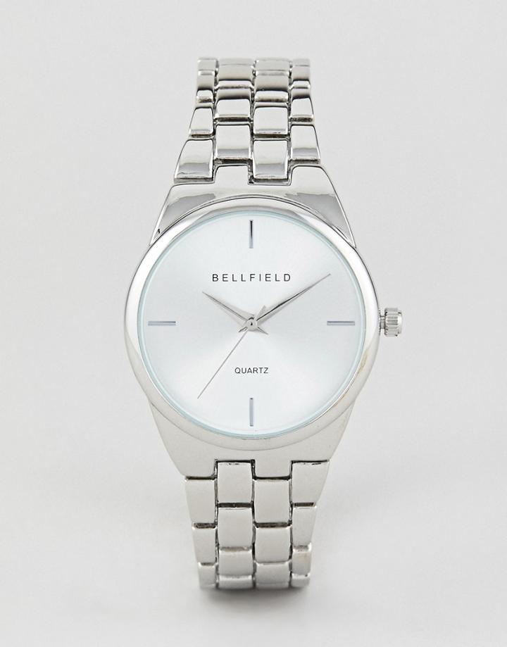 Bellfield Silver Plated Watch - Silver