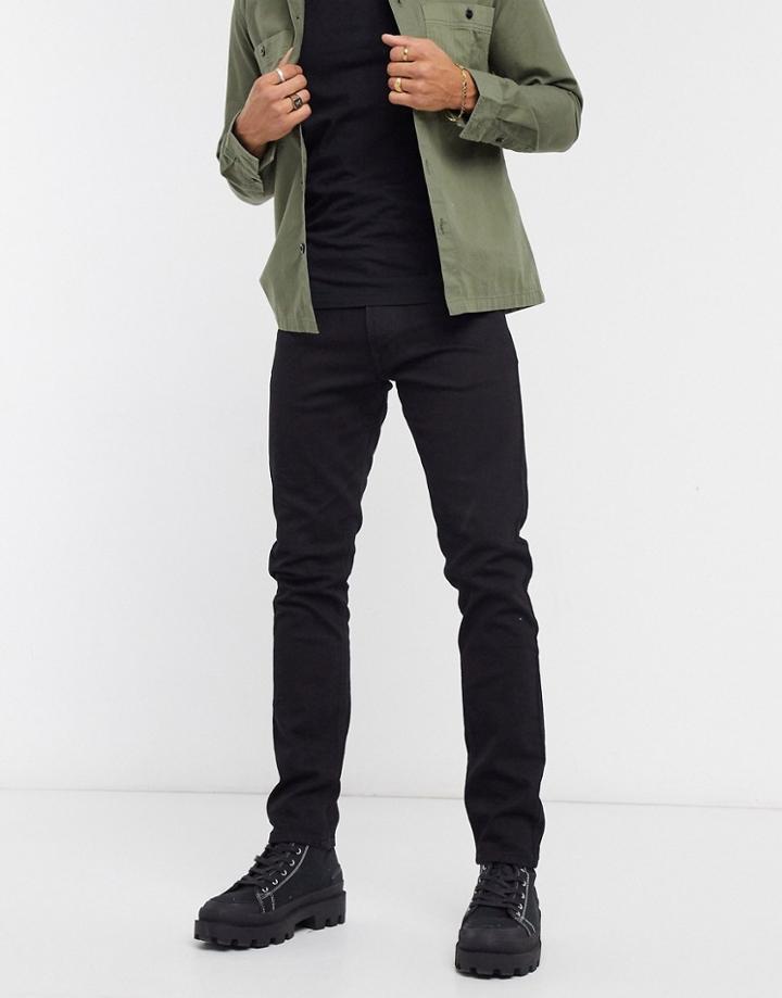 Lee Luke Slim Tapered Jeans In Black
