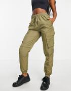 Asos 4505 Woven Utility Sweatpants-green