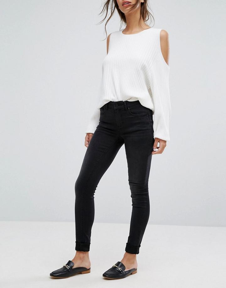 Vila Slim Jeans - Gray