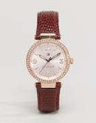 Tommy Hilfiger Lynn Leather Watch 1781588 - Rose Gold
