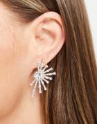 True Decadence Statement Crystal Earrings In Gold