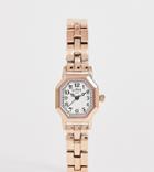 Limit Octagonal Bracelet Watch In Rose Gold Exclusive To Asos - Gold